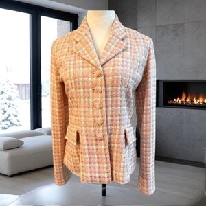 ALAIN FIGARET BOUCLE JACKET SIZE 38/8